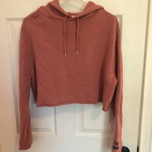 Play Hard / Work Hard cut-off Hoodie